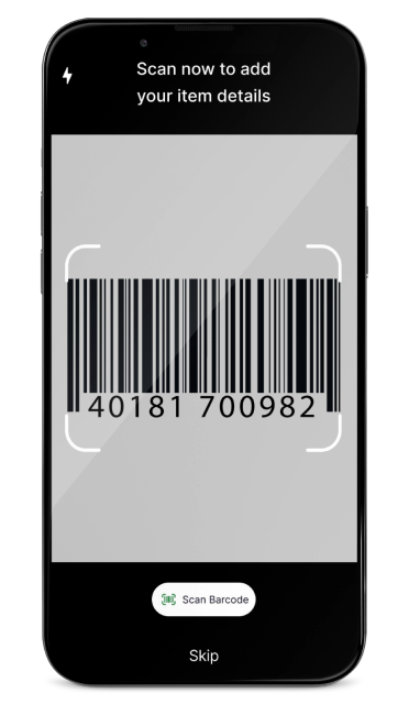 Introducing AI Powered Barcode Scan